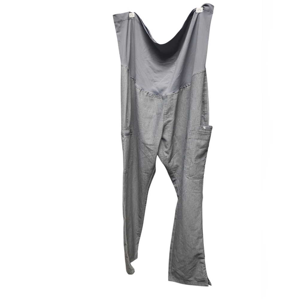 FIGS YOLA Maternity Scrub Pants Dark Gray Sz. XXL
